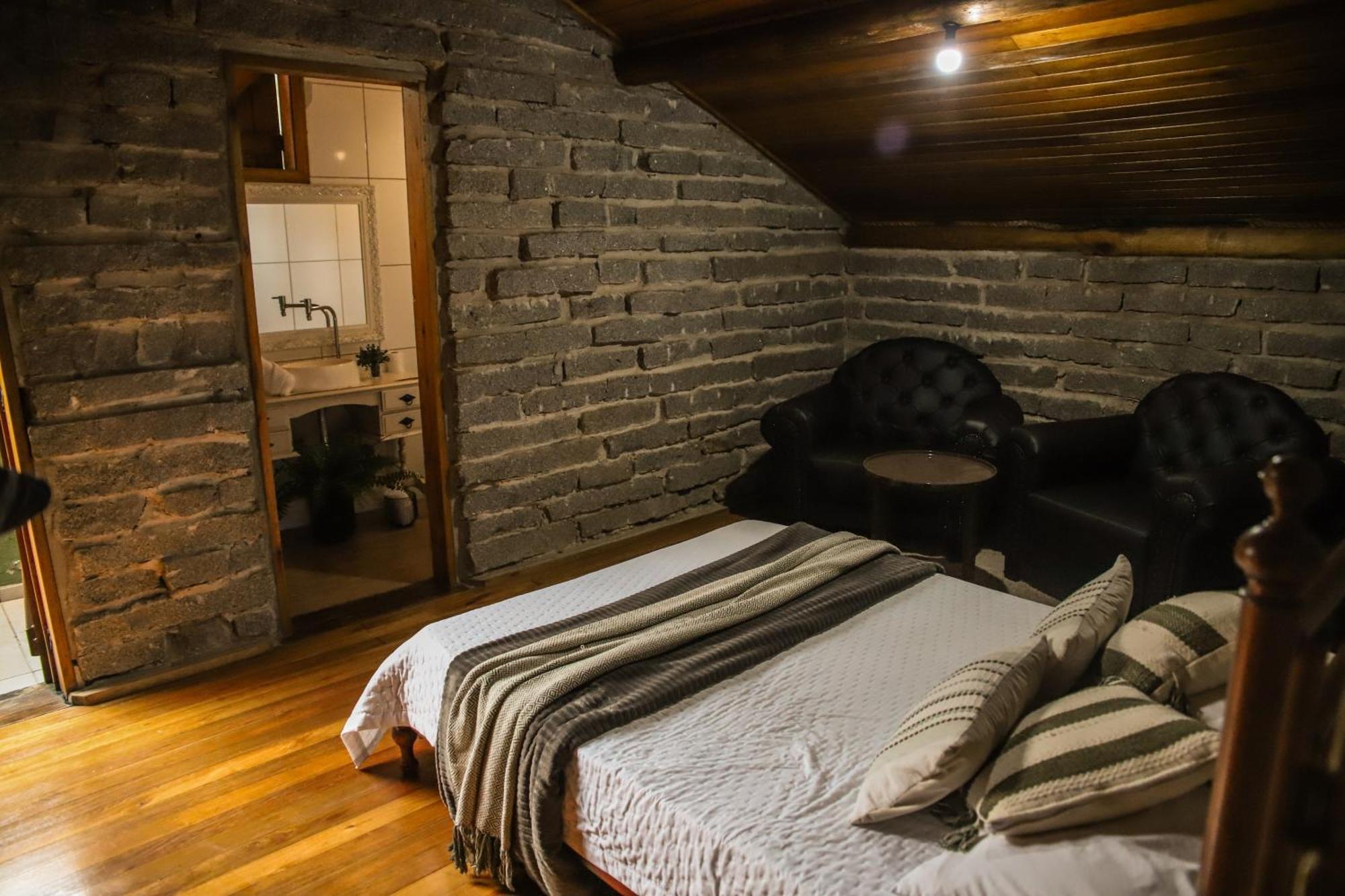 Chale Casa De Pedra, Vivenda Serra Velha, Chales De Montanha Timbe do Sul Eksteriør bilde